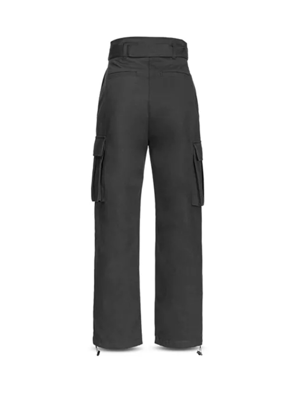Pinko Black Wide-Leg Cargo Trousers
